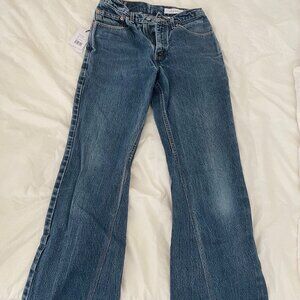 Aligrace Wide Leg Jean, Medium Dark Wash in 25